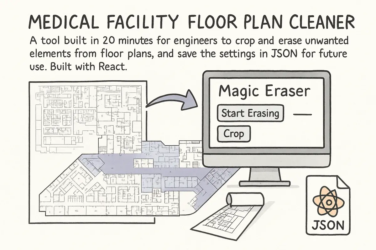 Medical facility floor plan layout